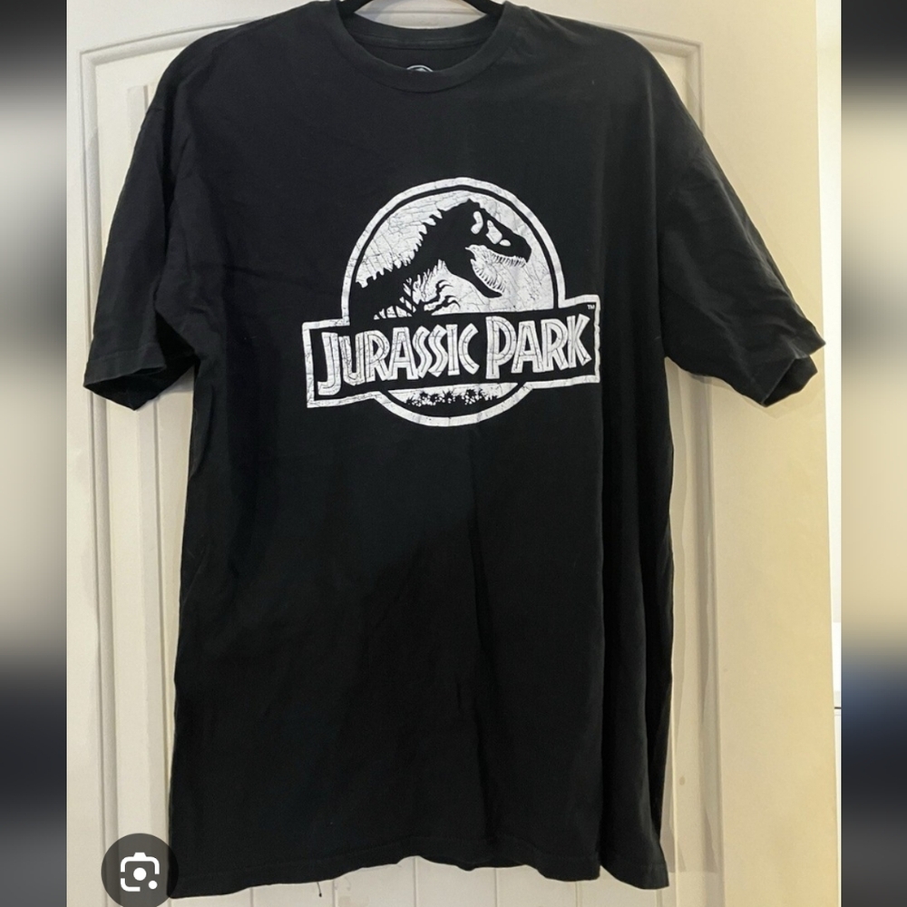 Black Jurassic Park T-Shirt/Sz 2XL